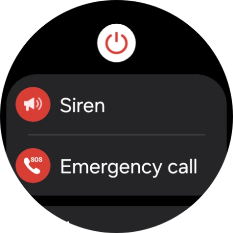 Press the power off icon.