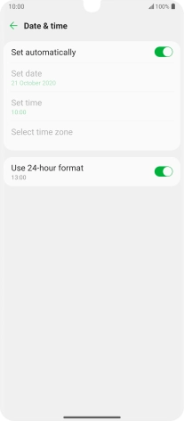 Slide your finger upwards starting from the bottom of the screen to return to the home screen.