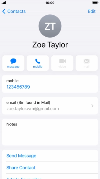 Press the required number.