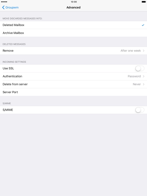 Press Authentication.