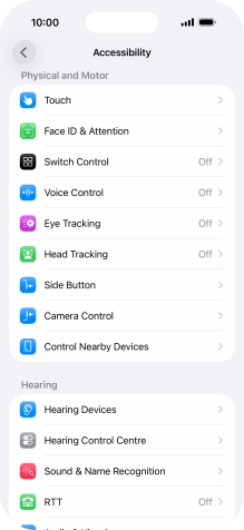 Press the required category below 