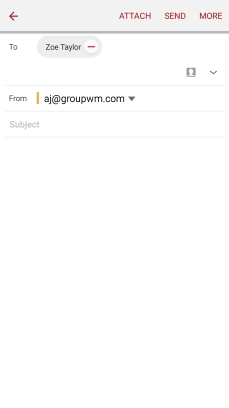 Press Subject and key in the required subject.