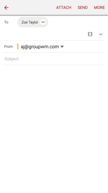 Press Subject and key in the required subject.