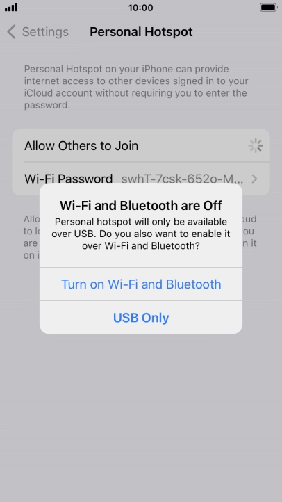 If Wi-Fi is turned off, press Turn on Wi-Fi and Bluetooth.