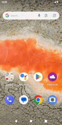 Press the phone icon.