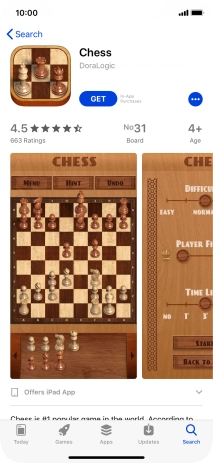 Press GET and follow the instructions on the screen to install the app.