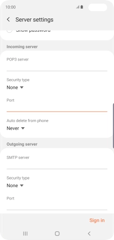 Press the drop down list below 