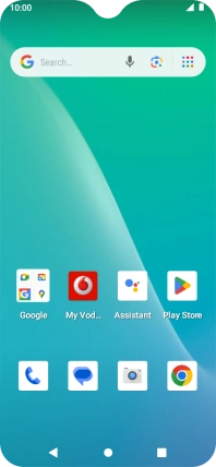 Slide two fingers downwards starting from the top of the screen.