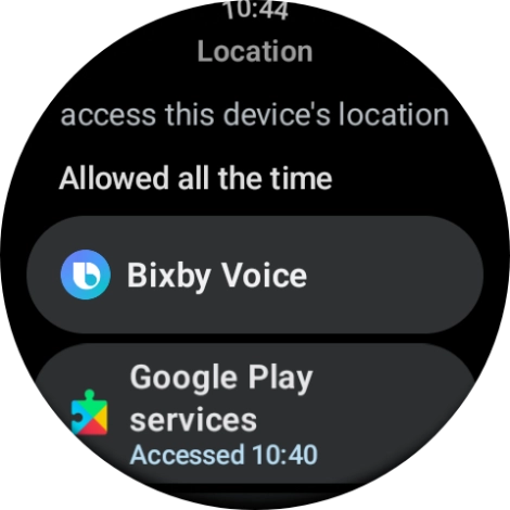 Press the required app.