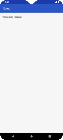 Press Voicemail number.