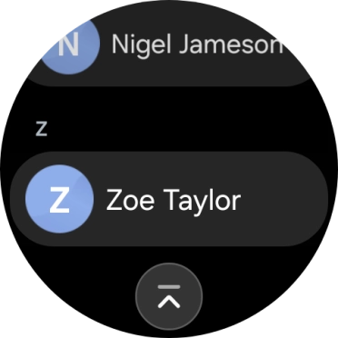 Press the required contact.