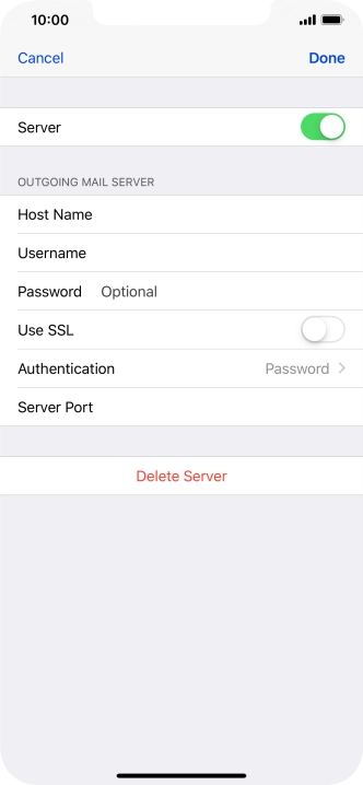 Press Authentication.