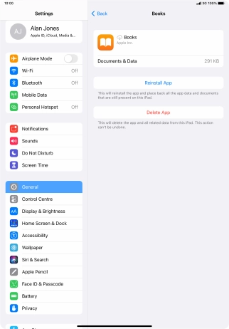 Slide your finger upwards starting from the bottom of the screen to return to the home screen.