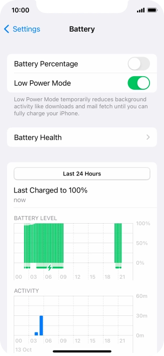 Slide your finger upwards starting from the bottom of the screen to return to the home screen.