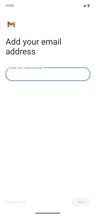 Press the field below 