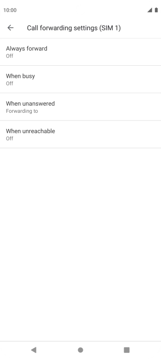 Press the Home key to return to the home screen.