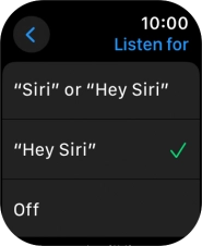 Press the required setting to turn the function on or off.