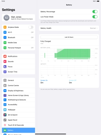 Slide your finger upwards starting from the bottom of the screen to return to the home screen.