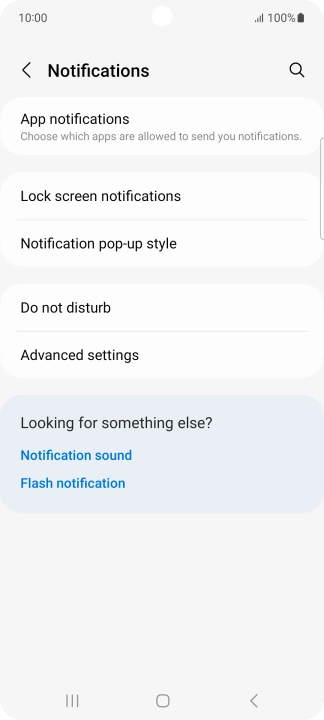 Press App notifications.
