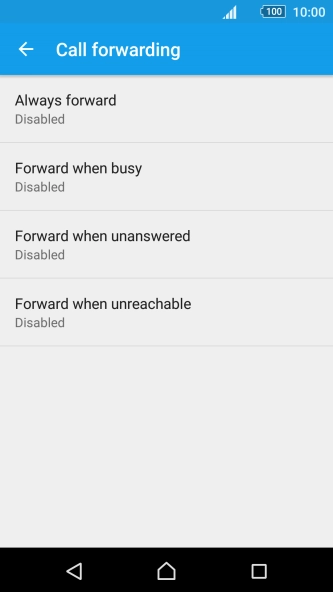 Press the Home key to return to the home screen.