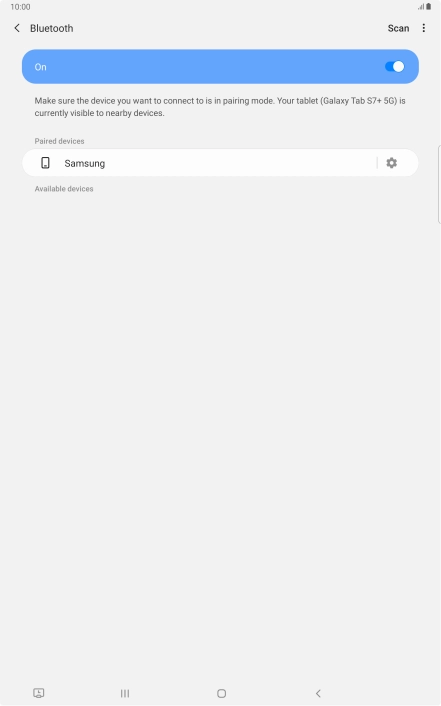 Press the Home key to return to the home screen.