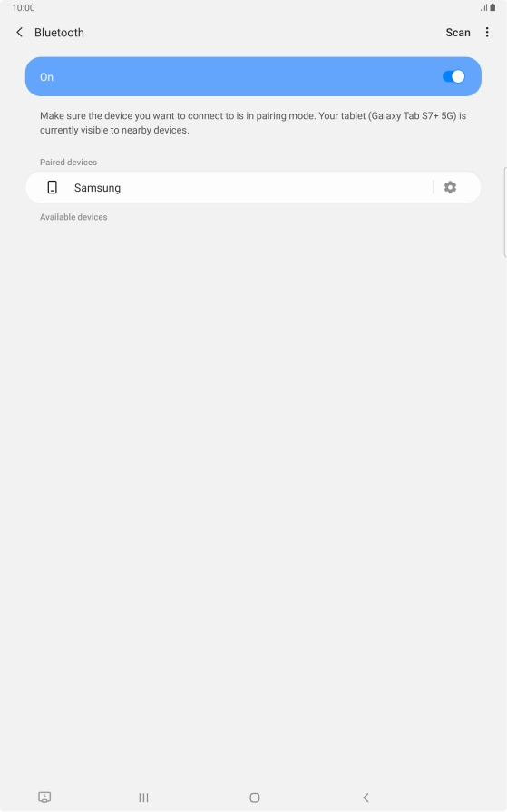 Press the Home key to return to the home screen.