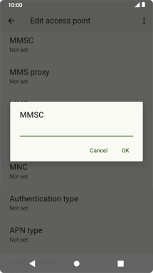 Key in http://pxt.vodafone.net.au/pxtsend and press OK.