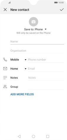 Press the address book drop down list.