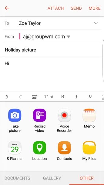 Press My Files and go to the required folder.