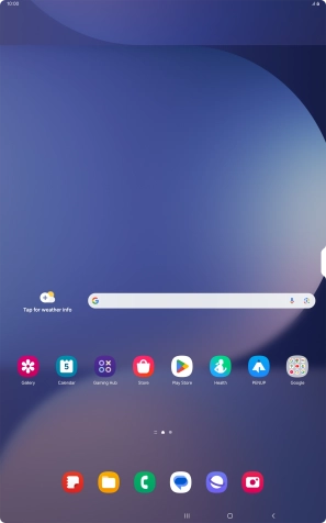 When the battery charging icon is displayed, the battery is charging.