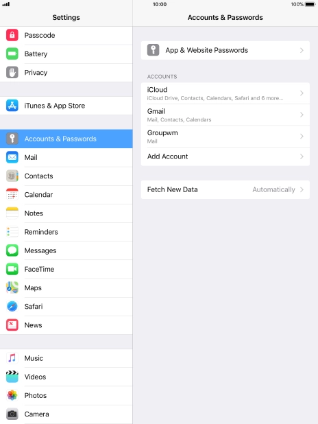 Press Fetch New Data.