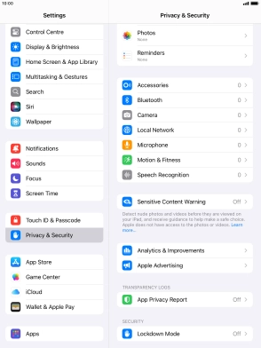 Press Sensitive Content Warning.