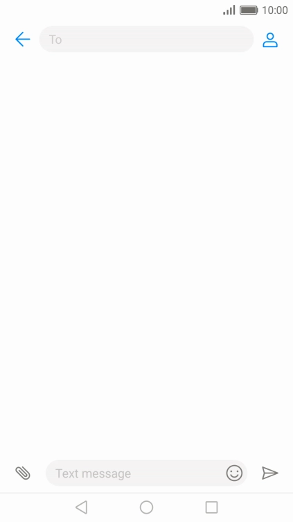 Press the search field and key in the first letters of the recipient's name.
