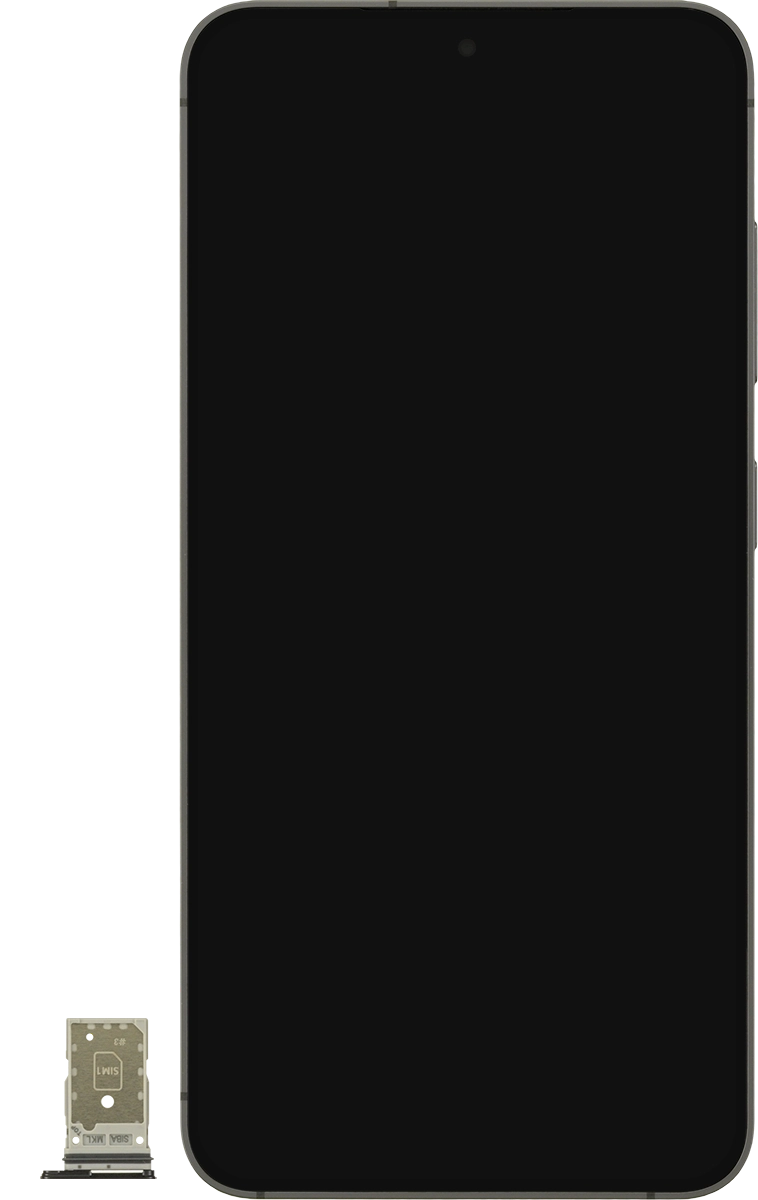 Turn your SIM as illustrated in the SIM holder and place it in the SIM holder.