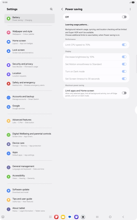 Press the indicator below 