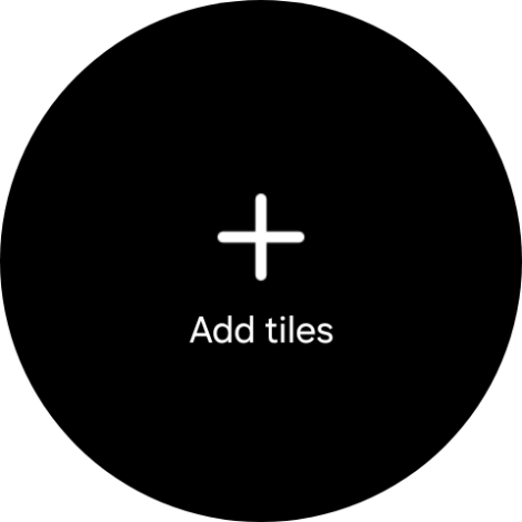 Press Add tiles.