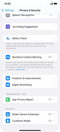 Press Sensitive Content Warning.