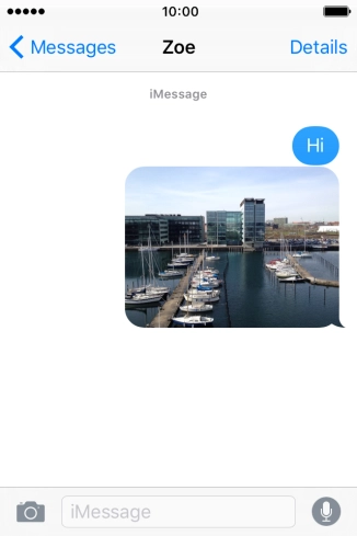 Press the Home key to return to the home screen.
