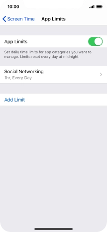 Press the required category.