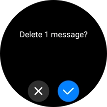 Press the confirm icon.