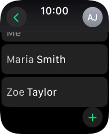 Press the required contact.