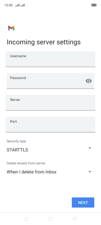 Press the field below 
