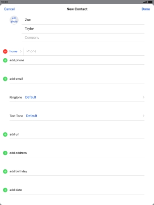 Press Phone and key in the required phone number.
