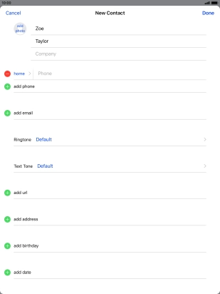 Press Phone and key in the required phone number.