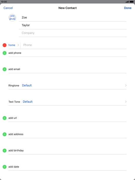 Press Phone and key in the required phone number.
