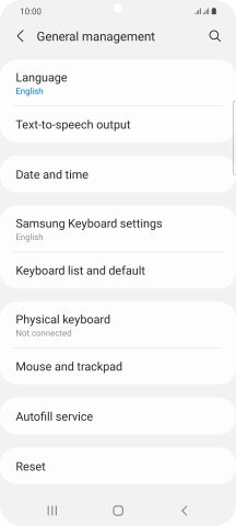 Press Date and time.
