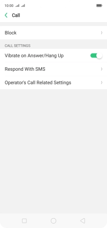Press Operator's Call Related Settings.