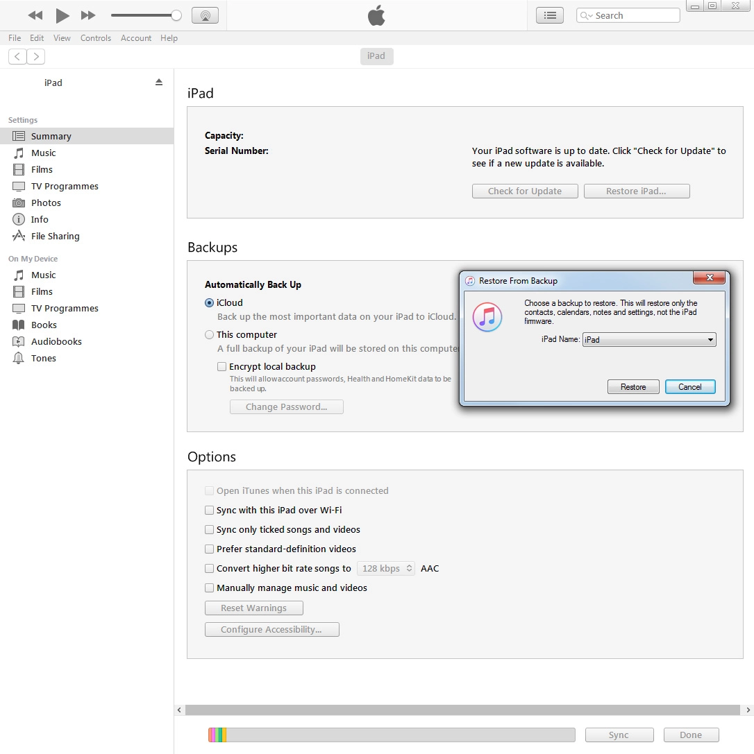 Click the drop down list next to 