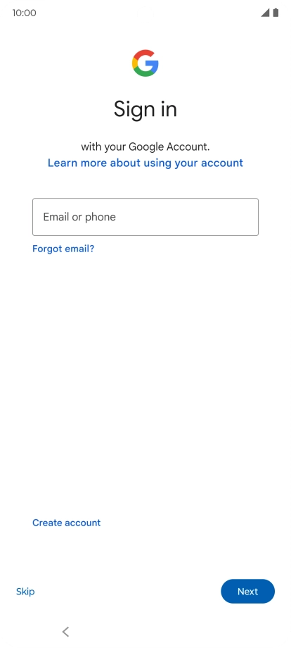 Follow the instructions on the screen to finish the activation.