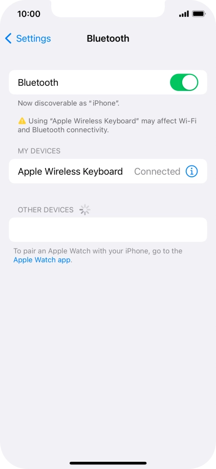 Slide your finger upwards starting from the bottom of the screen to return to the home screen.
